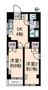 東京都北区上十条4【マンション】の間取り