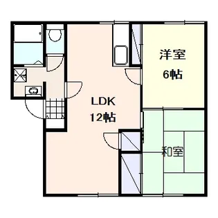 サンモール原田A【1階】の間取り