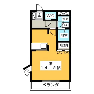 One Heart ふぇろー【2階】の間取り