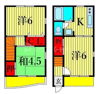 千葉県松戸市中和倉【一戸建】の間取り