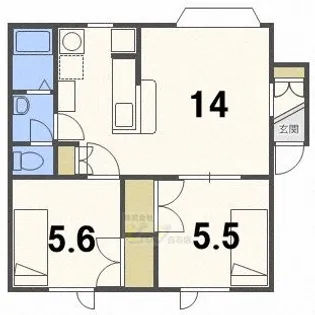ユートピア菊水壱番街 C棟【2階】の間取り