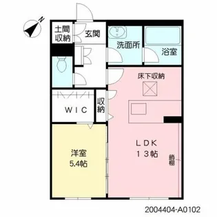 シャーメゾンアメニティ御領I【1階】の間取り