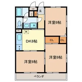 埼玉県さいたま市西区三橋6【マンション】の間取り