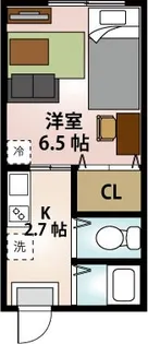 メゾン・ドゥ・レイリーB棟【2階】の間取り