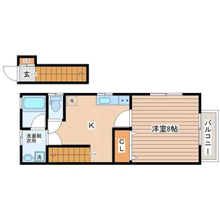 アスコット大野田【2階】の間取り