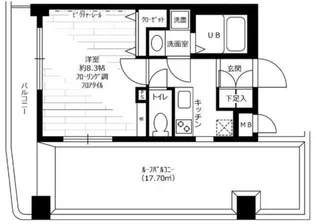ステージグランデ市谷薬王寺【3階】の間取り