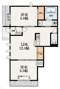 アルページュA【1階】の間取り
