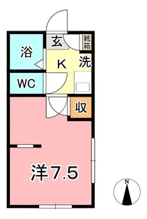 ヴィラコートL【1階】の間取り