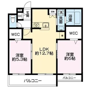 フジプラザ【3階】の間取り