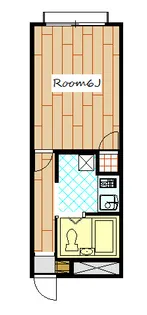 1Kの間取り画像