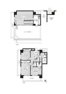 グランピラー高井戸【12階】の間取り
