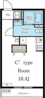 東京都大田区鵜の木3【アパート】の間取り
