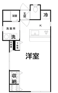 ワンオーワン【2階】の間取り