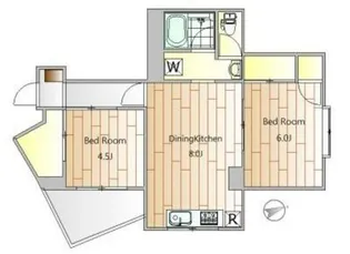 目黒ハイホーム【4階】の間取り
