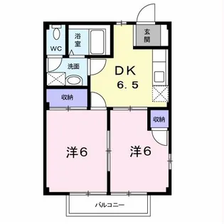 アネックス山王【2階】の間取り