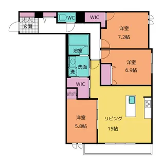 シャーメゾンウィンクス【2階】の間取り