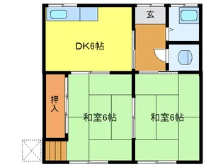 岐阜県各務原市蘇原新栄町2【一戸建】の間取り