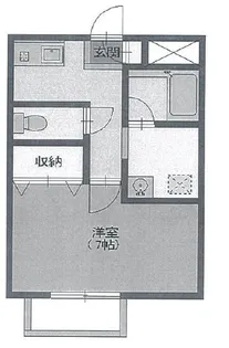 メゾンラセーヌ【2階】の間取り