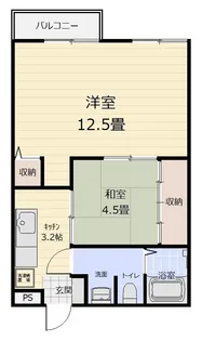 シャイン・me【2階】の間取り