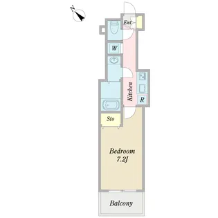 プロシード行徳駅前【8階】の間取り