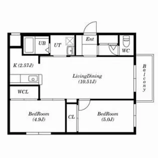 RIRUJYU SAKAEMACHI【3階】の間取り