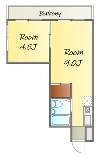 広島県広島市中区舟入幸町【マンション】の間取り