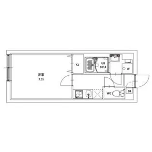 MAXIV CITY大島【2階】の間取り