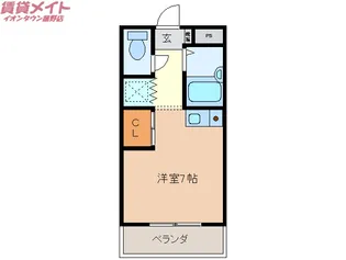 ラフレシール山城【4階】の間取り