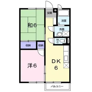 アムール【2階】の間取り