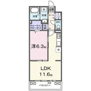 アウラティエ【2階】の間取り