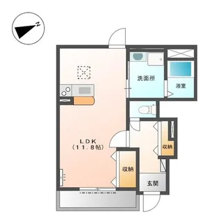 パークサイド・クローバー【1階】の間取り