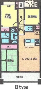 ガーデンスクエア泉【3階】の間取り