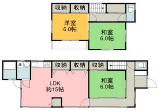 広島県広島市安佐南区長束西2【一戸建】の間取り