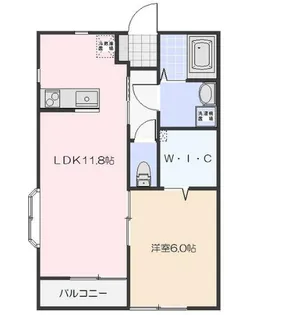 サンライズ北上尾【2階】の間取り