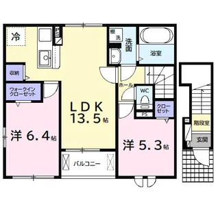 千葉県市原市古市場【アパート】の間取り