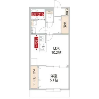 フォンターナ桜台【1階】の間取り