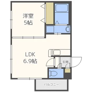 Gentile N18【4階】の間取り
