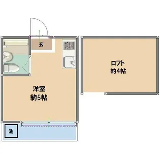 ジュネス小手指【2階】の間取り