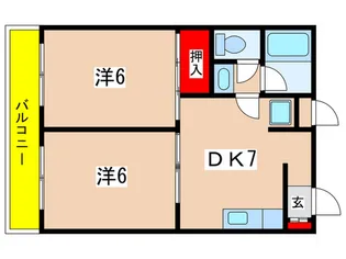 第2リバーサイドヴィラ【1階】の間取り