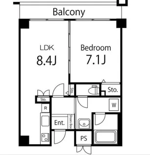 ガーデン杉並方南【3階】の間取り
