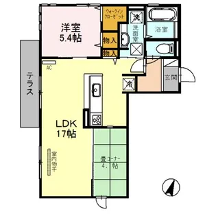 ルナピエーナ A棟【1階】の間取り