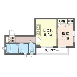 ティアーズメゾン【3階】の間取り