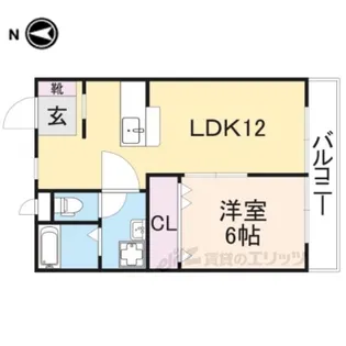 ハイツ・ユウリ【3階】の間取り
