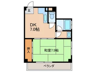 住友ハイツ【5階】の間取り