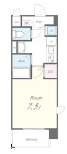 エルスプランドゥール【2階】の間取り