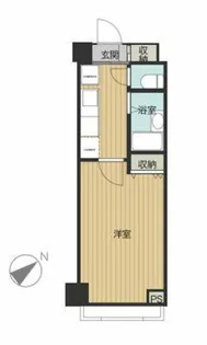 グランド・ガーラ日本橋茅場町【2階】の間取り