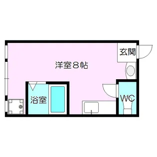 ヴィラナリー淡路【1階】の間取り