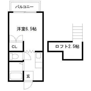 アリス桜木町第1【2階】の間取り
