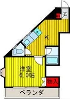 プレヂデントマンションII【4階】の間取り