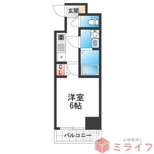 S-RESIDENCE小阪azure【14階】の間取り